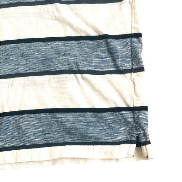 Urban Pipeline ultimate polo white blue striped short sleeve collar button Boy S - Picture 3 of 9